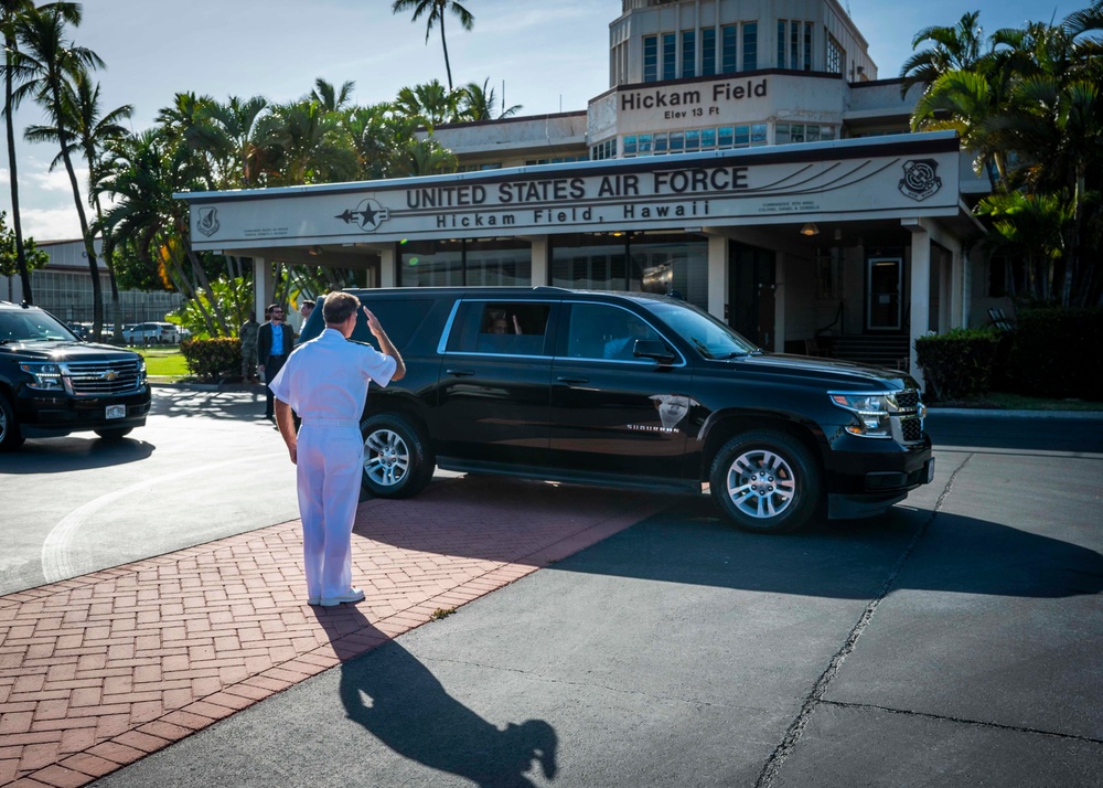U.S. Indo-Pacific Command hosts the Indian Minister of Defense Rajnath Singh