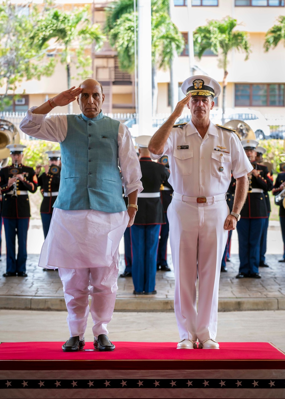 U.S. Indo-Pacific Command hosts the Indian Minister of Defense Rajnath Singh