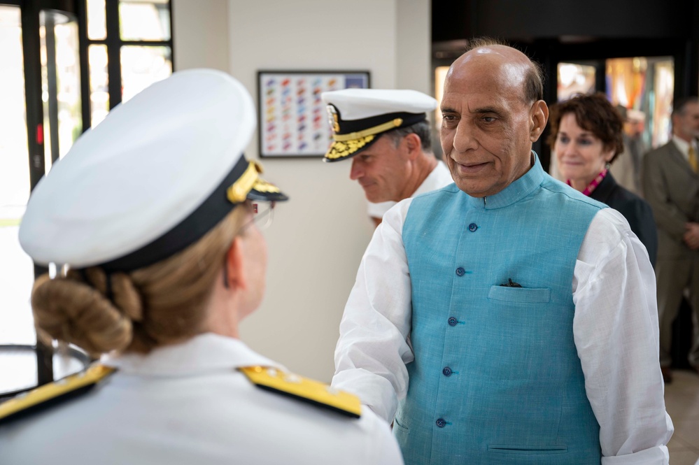 U.S. Indo-Pacific Command hosts the Indian Minister of Defense Rajnath Singh