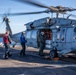 USS San Jacinto conducts flight quarters.