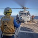 USS San Jacinto conducts flight quarters.