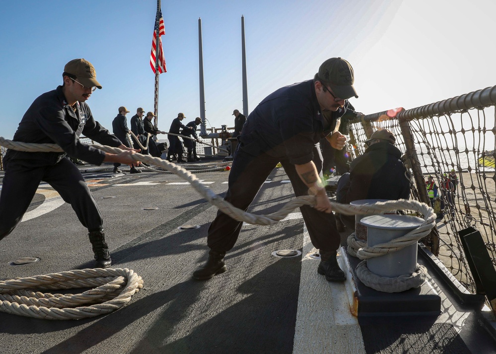 USS Porter (DDG 78) Sea and anchor