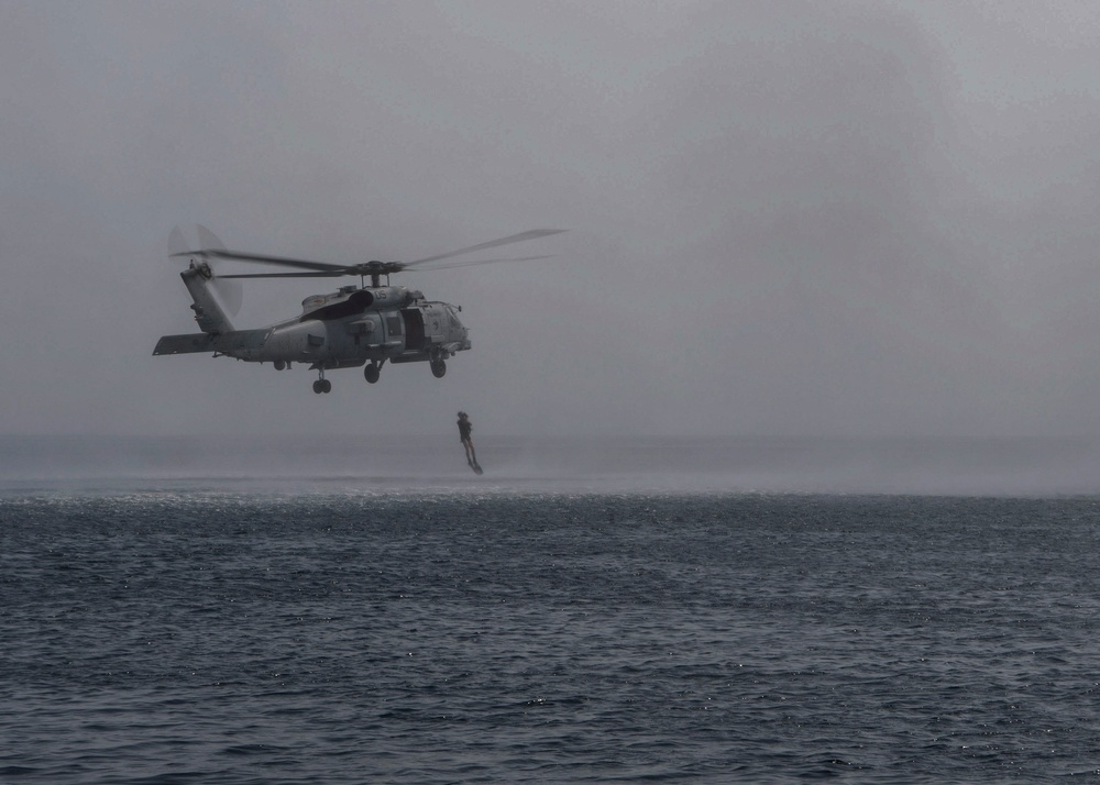 Gridley conducts a Search and Rescue drill