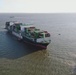Grounded container ship refloated in the Chesapeake Bay