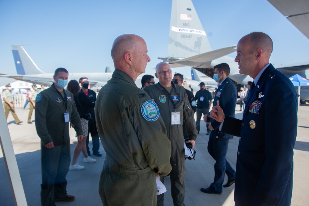 136AW Airmen Receive Coins at FIDAE 2022