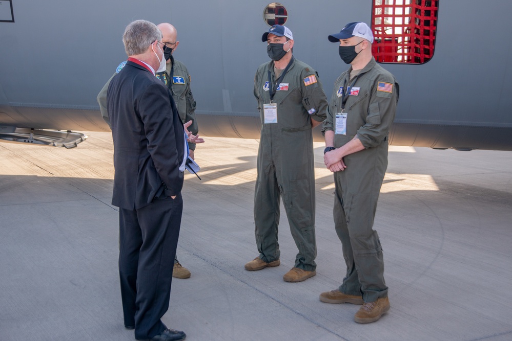 136AW Airmen Receive Coins at FIDAE 2022