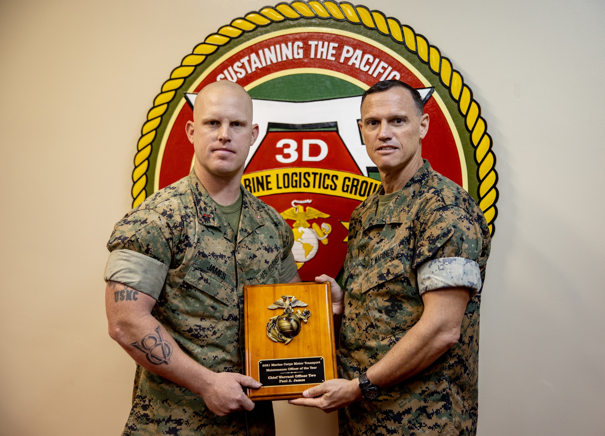 DVIDS Images Marines Awarded Motor Transport Officer of the