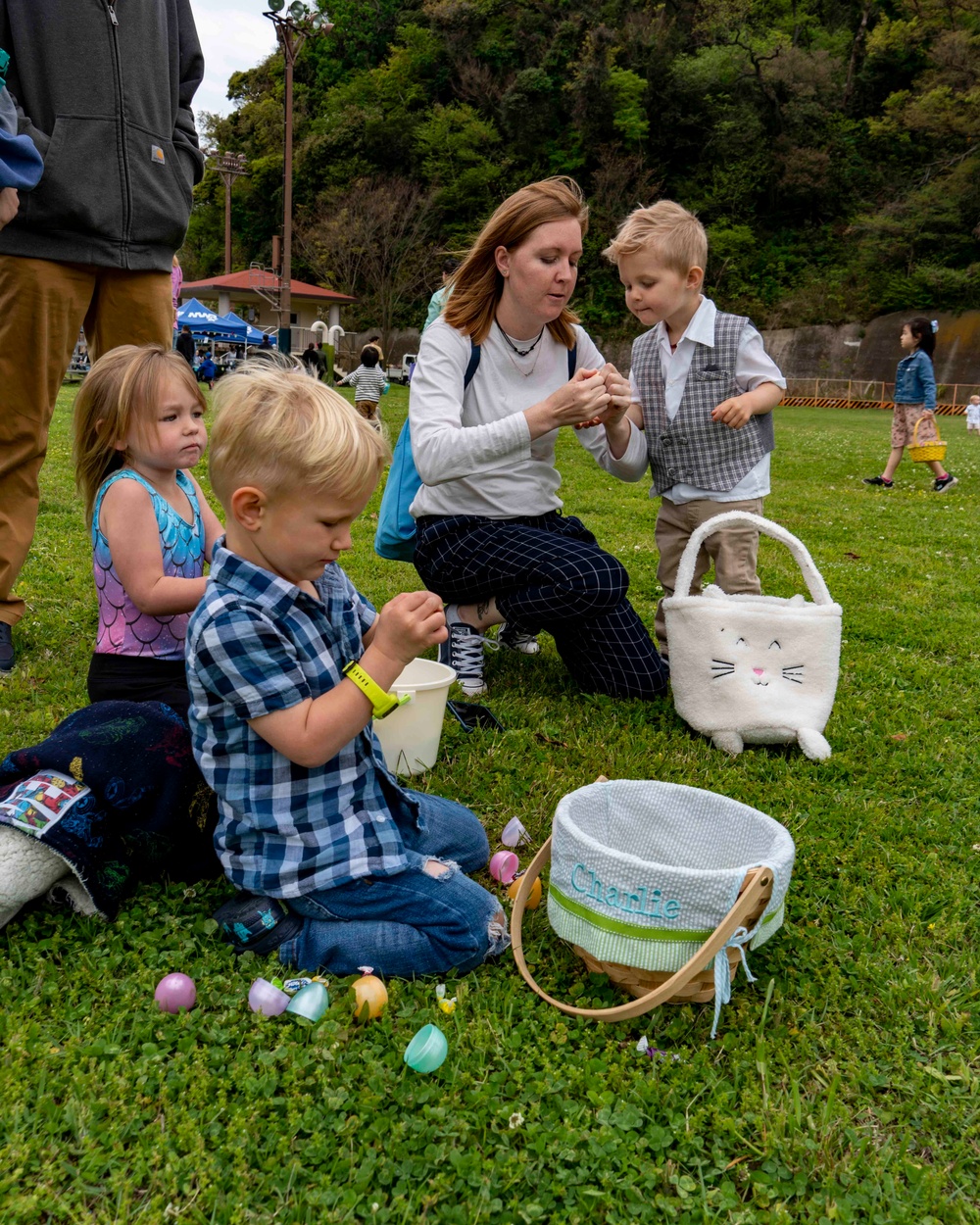 CFAY Ikego hosts Easter egg hunt event
