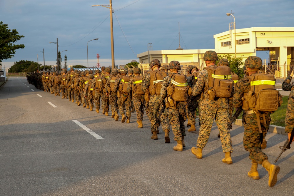 Marines with CLR-37 conduct combat conditioning