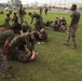 Marines with CLR-37 conduct combat conditioning