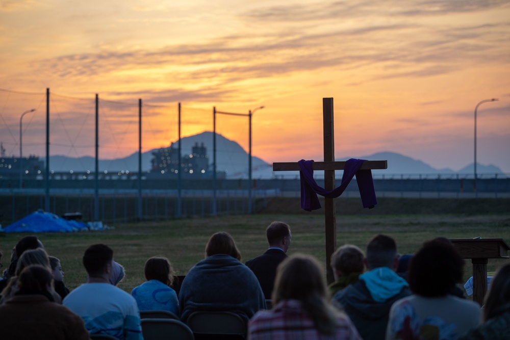 MCAS Iwakuni Chapel celebrates Easter with sunrise service, Easter egg hunt