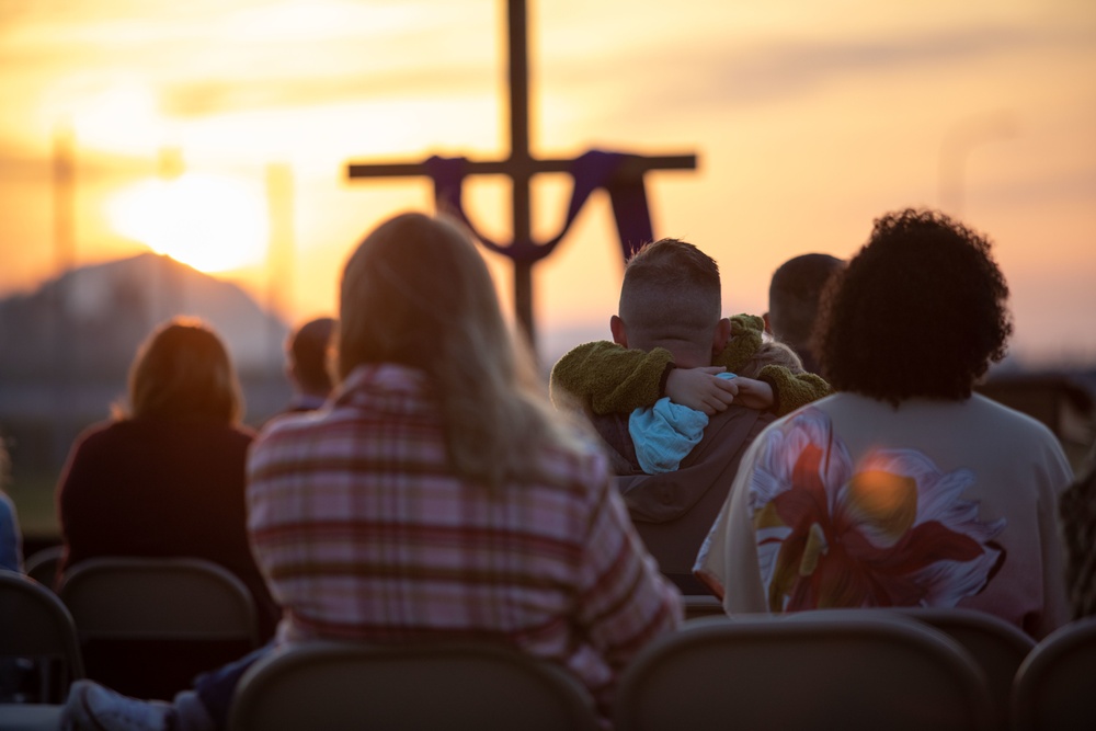 MCAS Iwakuni Chapel celebrates Easter with sunrise service, Easter egg hunt