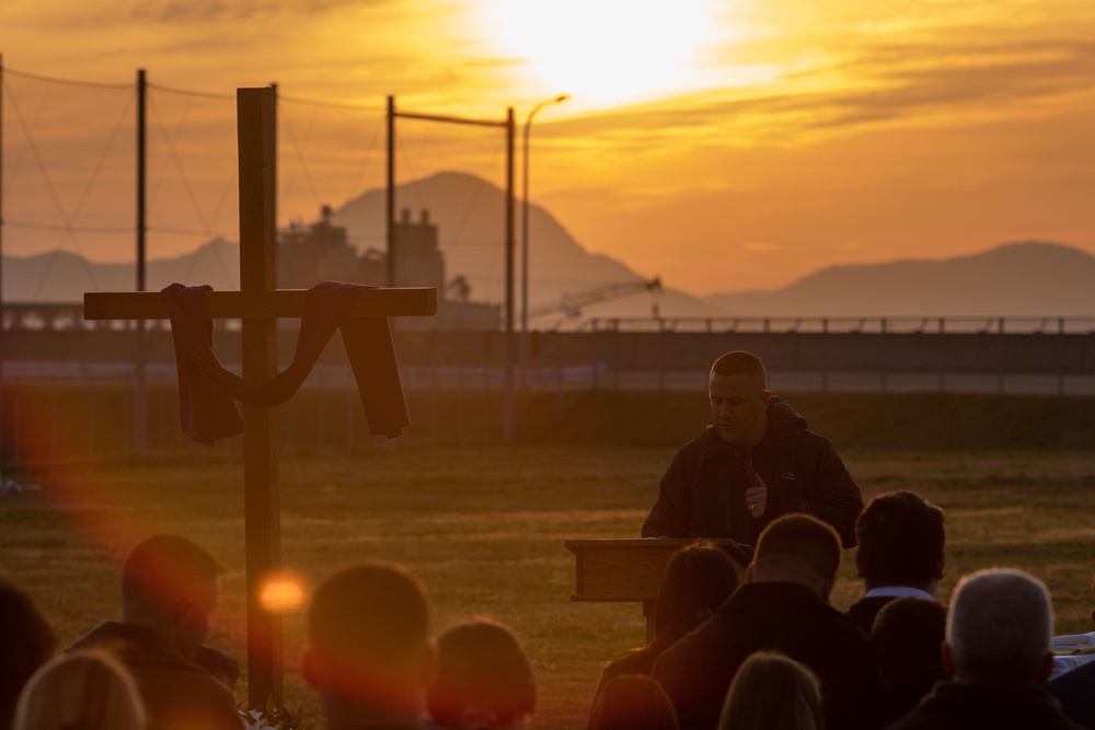 MCAS Iwakuni Chapel celebrates Easter with sunrise service, Easter egg hunt