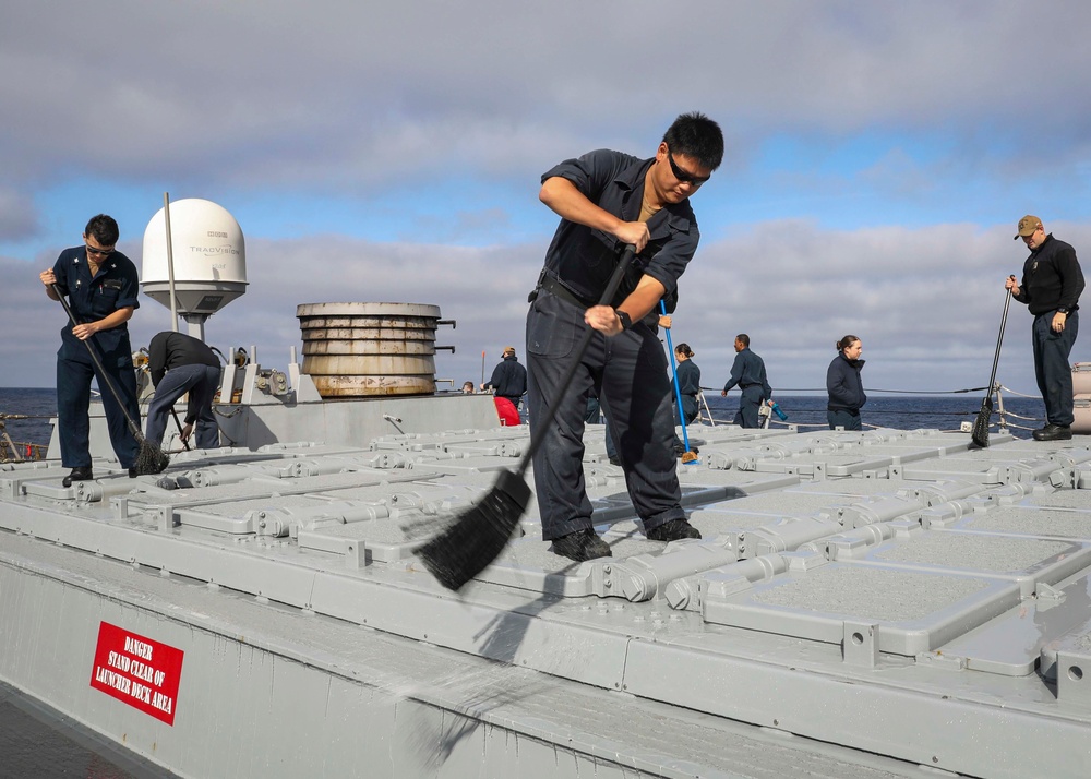 USS Porter (DDG 78) Freshwater Washdown