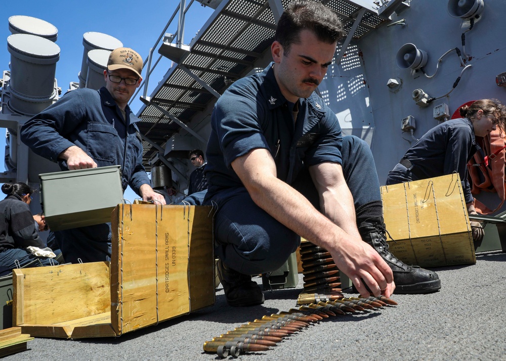 USS Porter (DDG 78) Live-fire Exercise