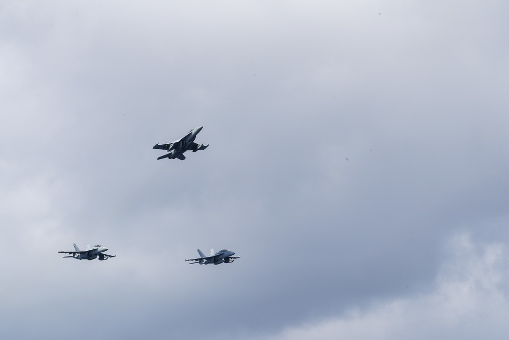 VAQ-142 Aerial Change of Command