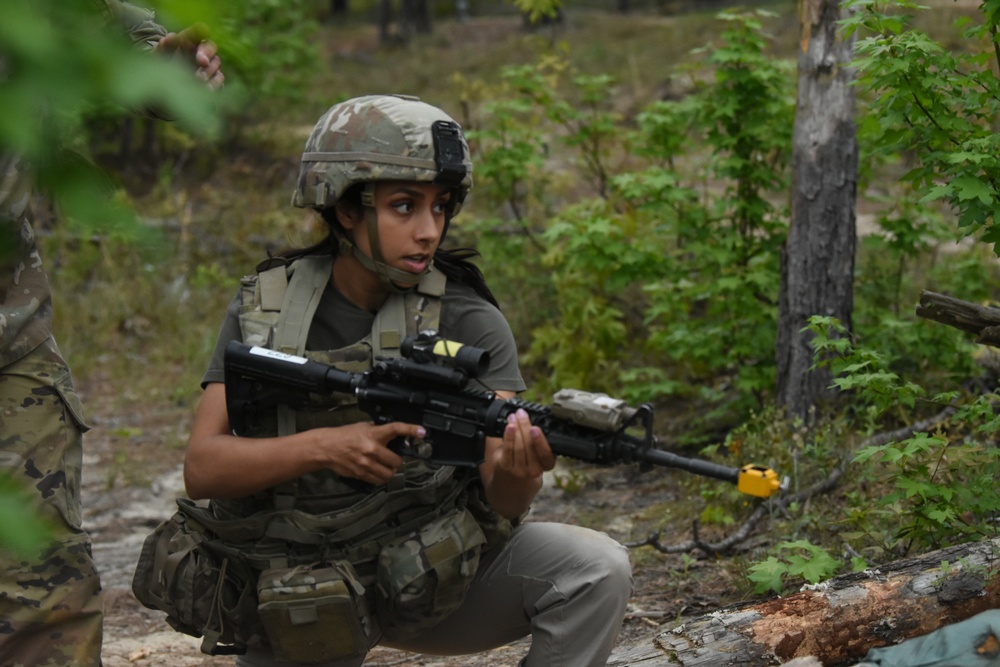 Michelle Khare experiences Army training