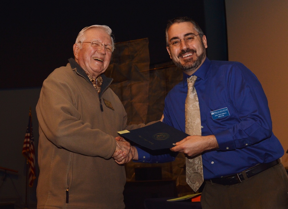 Volunteer appreciation event at the Hampton Roads Naval Museum