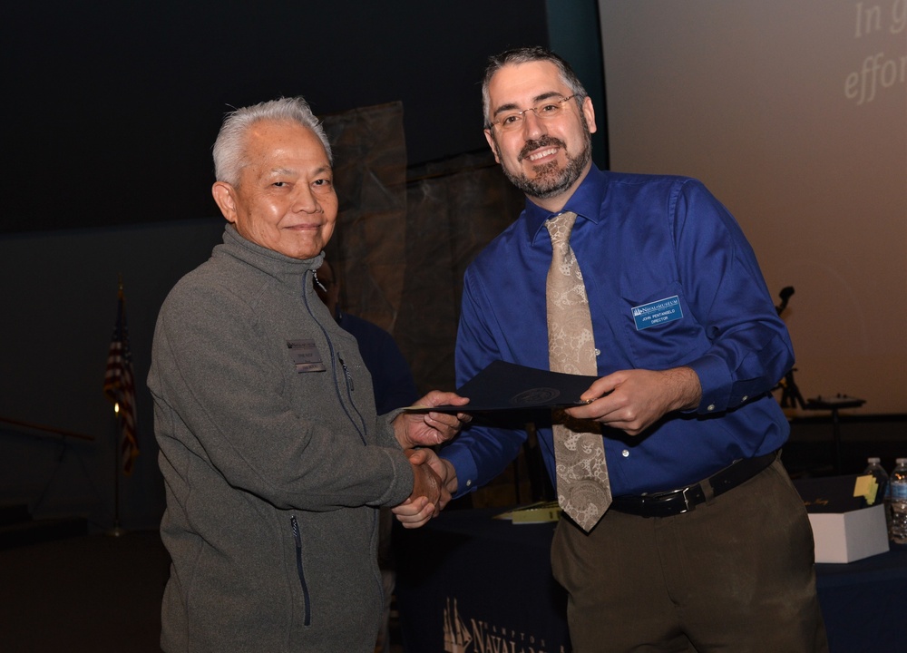 Volunteer appreciation event at the Hampton Roads Naval Museum