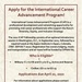 International Career Advancement Program Graphic