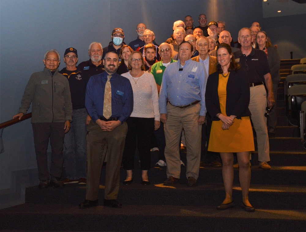 Volunteer appreciation event at the Hampton Roads Naval Museum