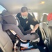 Car seat and heat safety reminder for caretakers