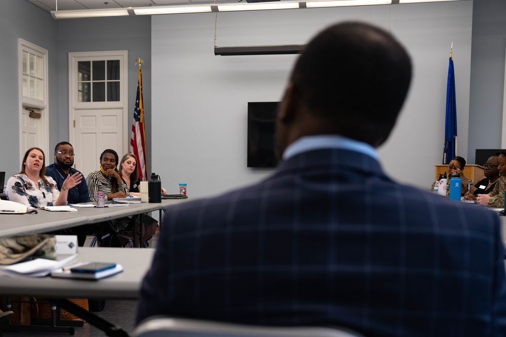 JBLE highlights base helping agencies, seeks advocacy from Senator’s liaison