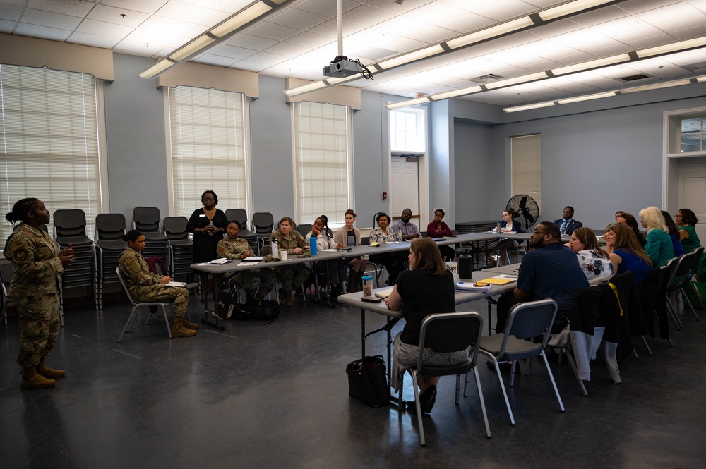 JBLE highlights base helping agencies, seeks advocacy from Senator’s liaison