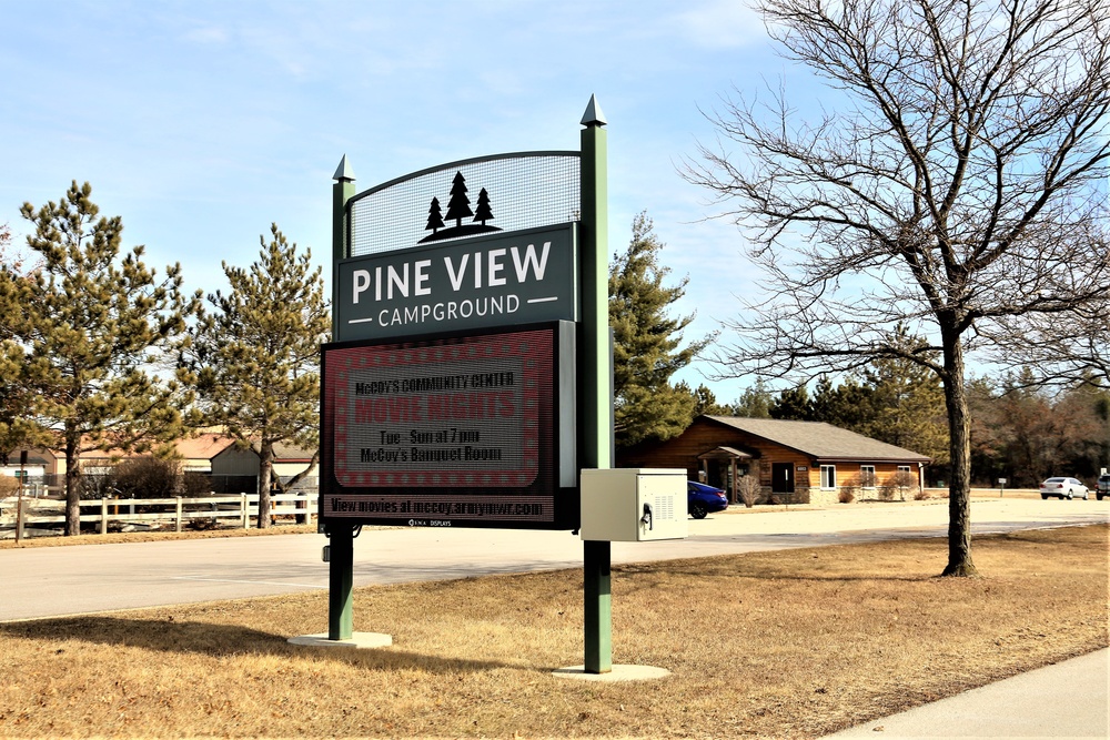 Pine View Campground at Fort McCoy