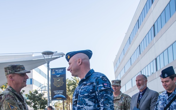 AVM Roberts, Commander of Defence Space Command, visits USSF Space Systems Command