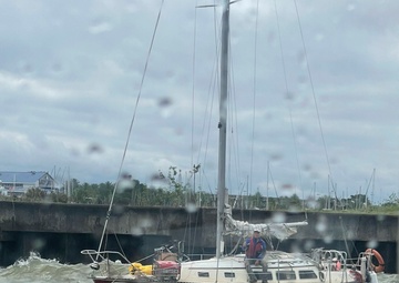 Coast Guard rescues boater from disabled sailing vessel near New Orleans