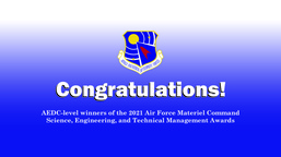 AEDC announces winners of 2021 Science, Engineering and Technical Management Awards
