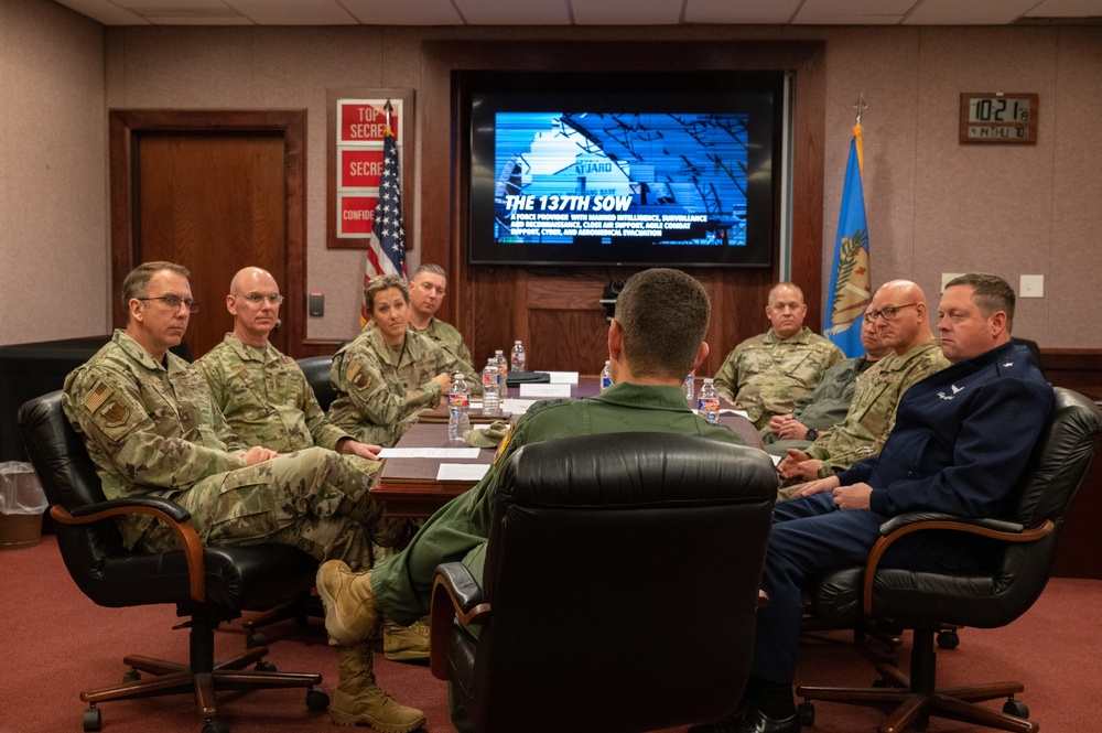 The Oklahoma Standard - ANG Top Leader Visits 137th SOW