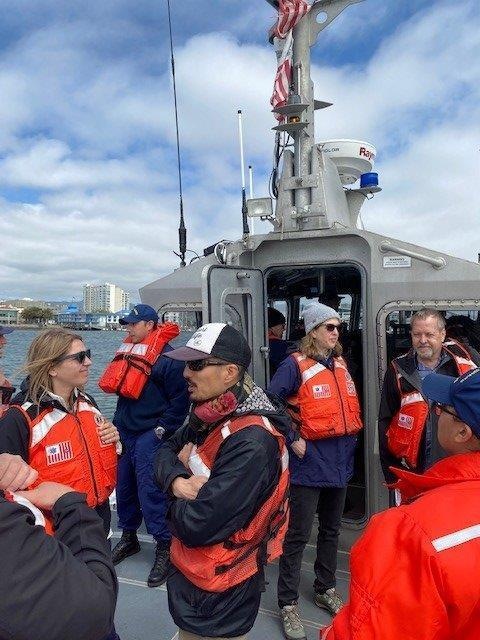 Coast Guard hosts Army Corps of Engineers for site survey and future projects