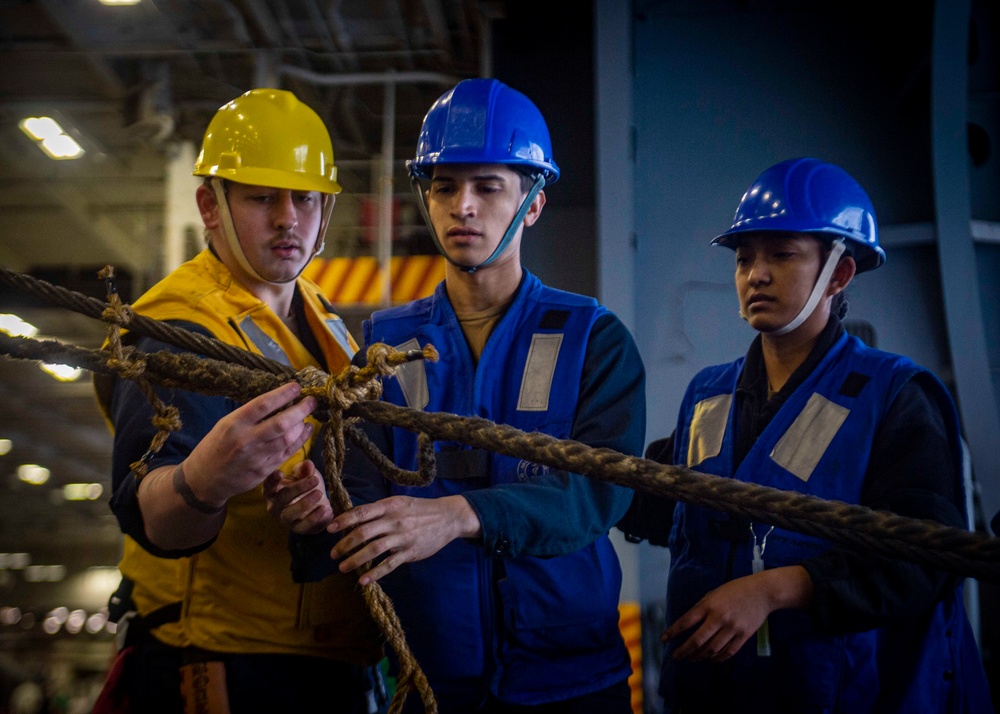 USS George H.W. Bush Replinishment-at-Sea