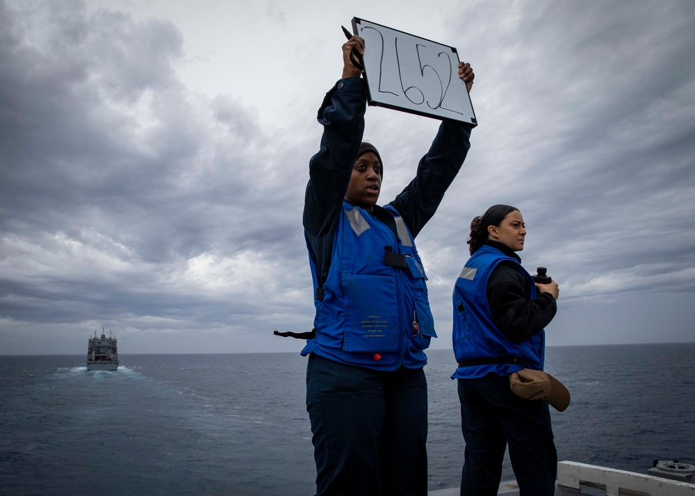 USS George H.W. Bush Replinishment-at-Sea