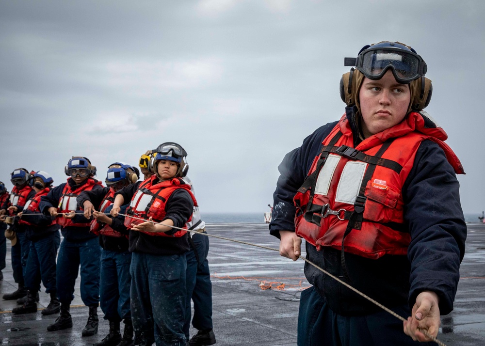 USS George H.W. Bush Replinishment-at-Sea