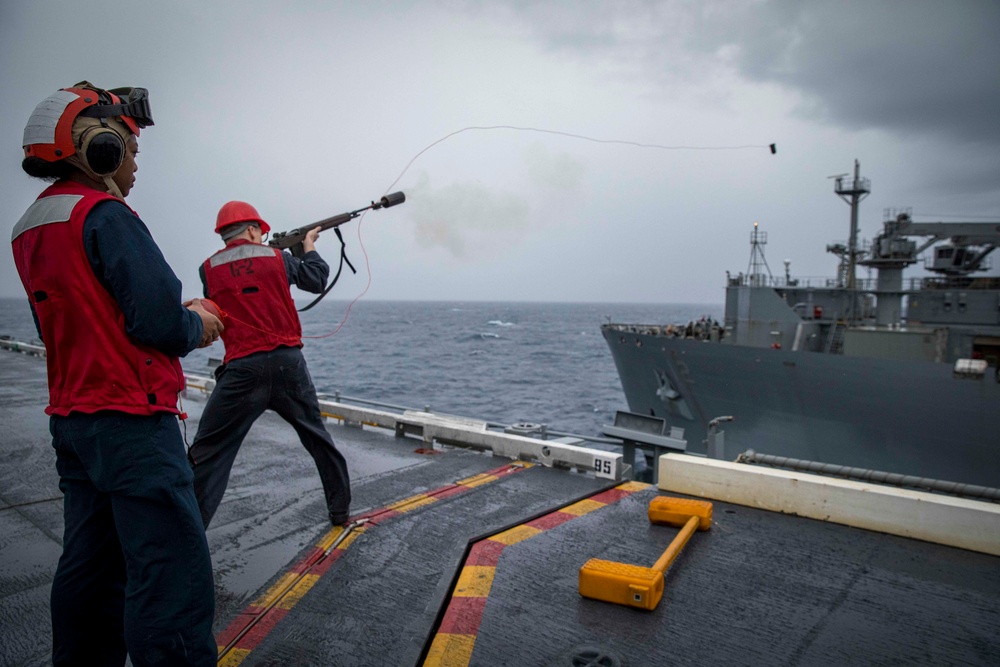 USS George H.W. Bush Replinishment-at-Sea