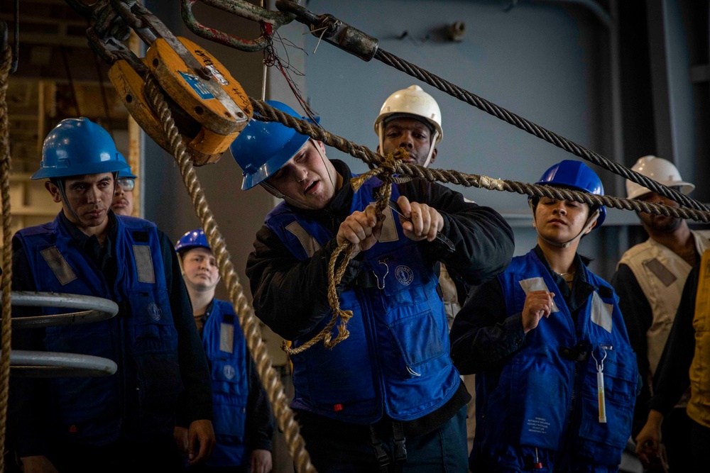 USS George H.W. Bush Replinishment-at-Sea