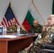 Italian, Bulgarian, and U.S. Leadership Meet at Novo Selo Training Area, Bulgaria