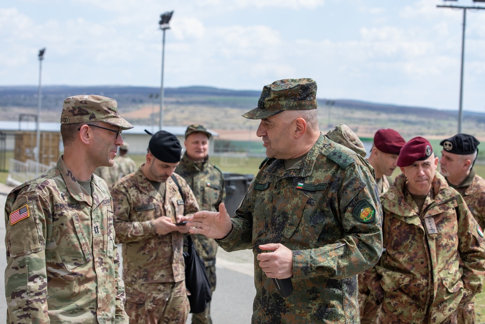 Italian, Bulgarian, and U.S. Military Leaders Meet in Bulgaria