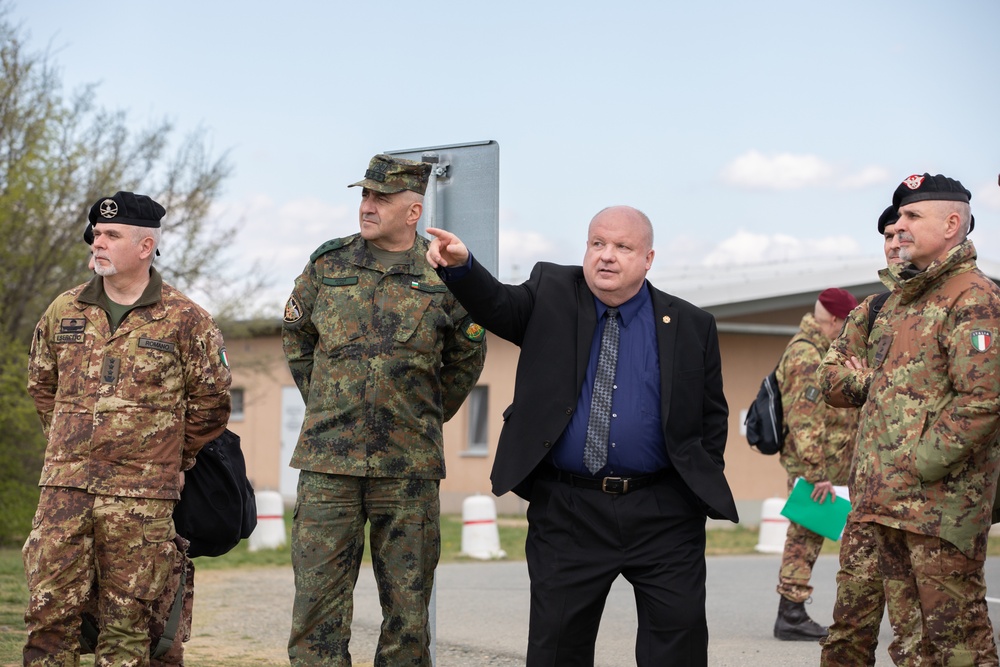 Italian, Bulgarian, and U.S. Military Leaders Meet in Bulgaria