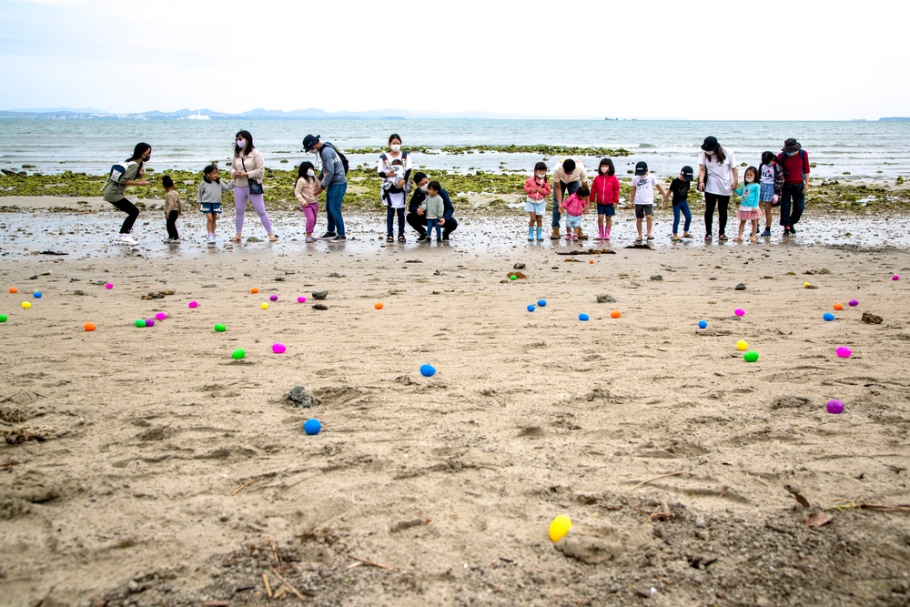 Teruma Beach Easter cleanup