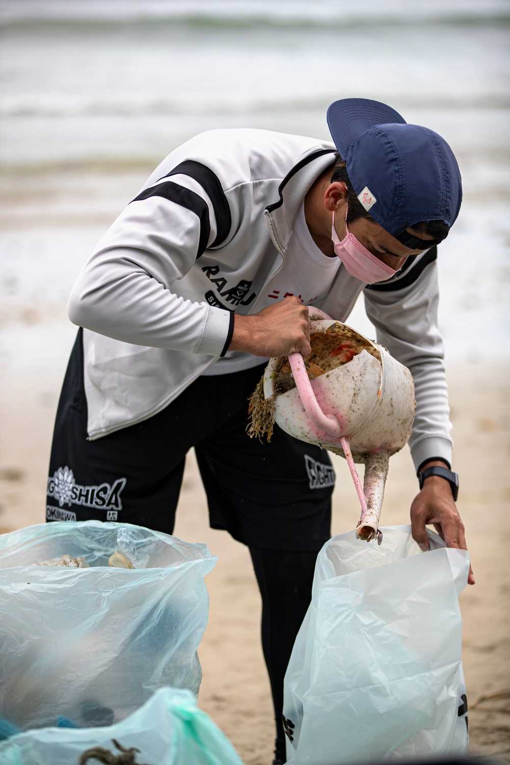 Teruma Beach Easter cleanup