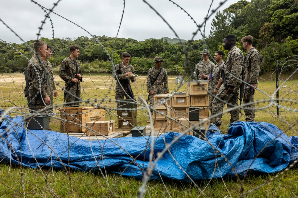 U.S. Marines with 3rd Supply Battalion, 3rd SGX conducts a MCCRE