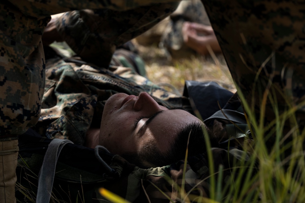 U.S. Marines with 3rd Supply Battalion, 3rd SGX conduct MCCRE