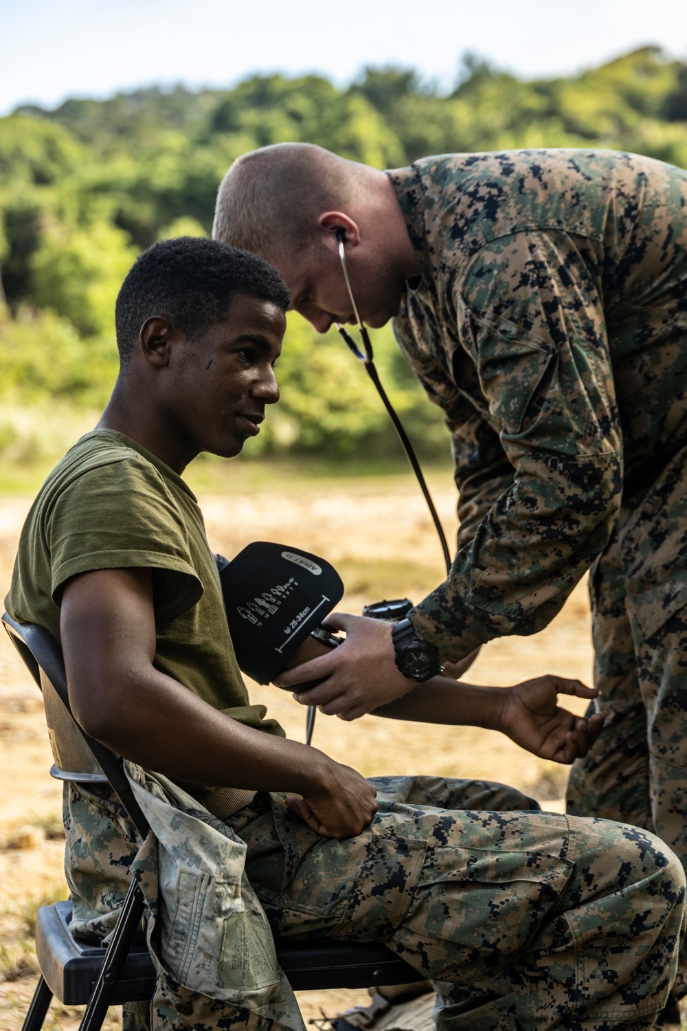 U.S. Marines with 3rd Supply Battalion, 3rd SGX conduct MCCRE