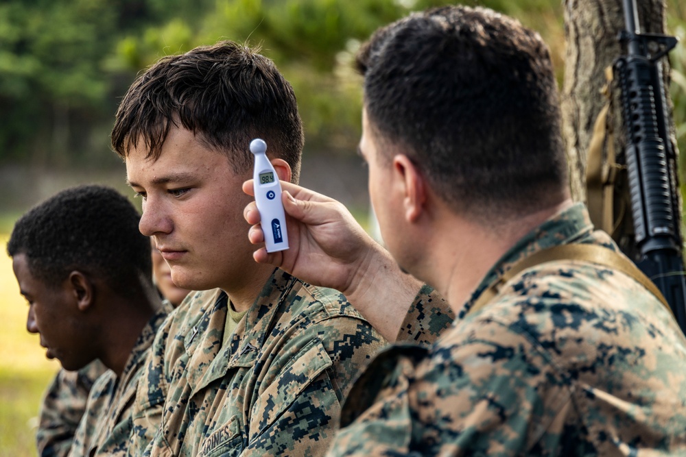 U.S. Marines with 3rd Supply Battalion, 3rd SGX conduct MCCRE