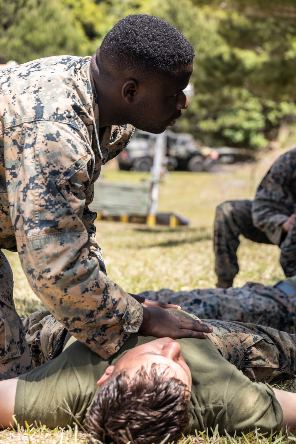 U.S. Marines with 3rd Supply Battalion, 3rd SGX conduct MCCRE