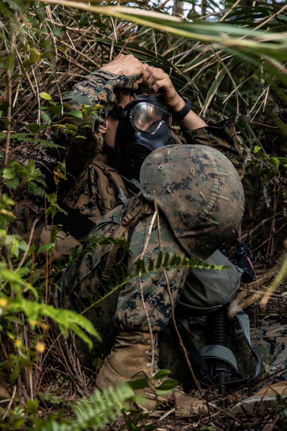 U.S. Marines with 3rd Supply Battalion, 3rd SGX conduct MCCRE